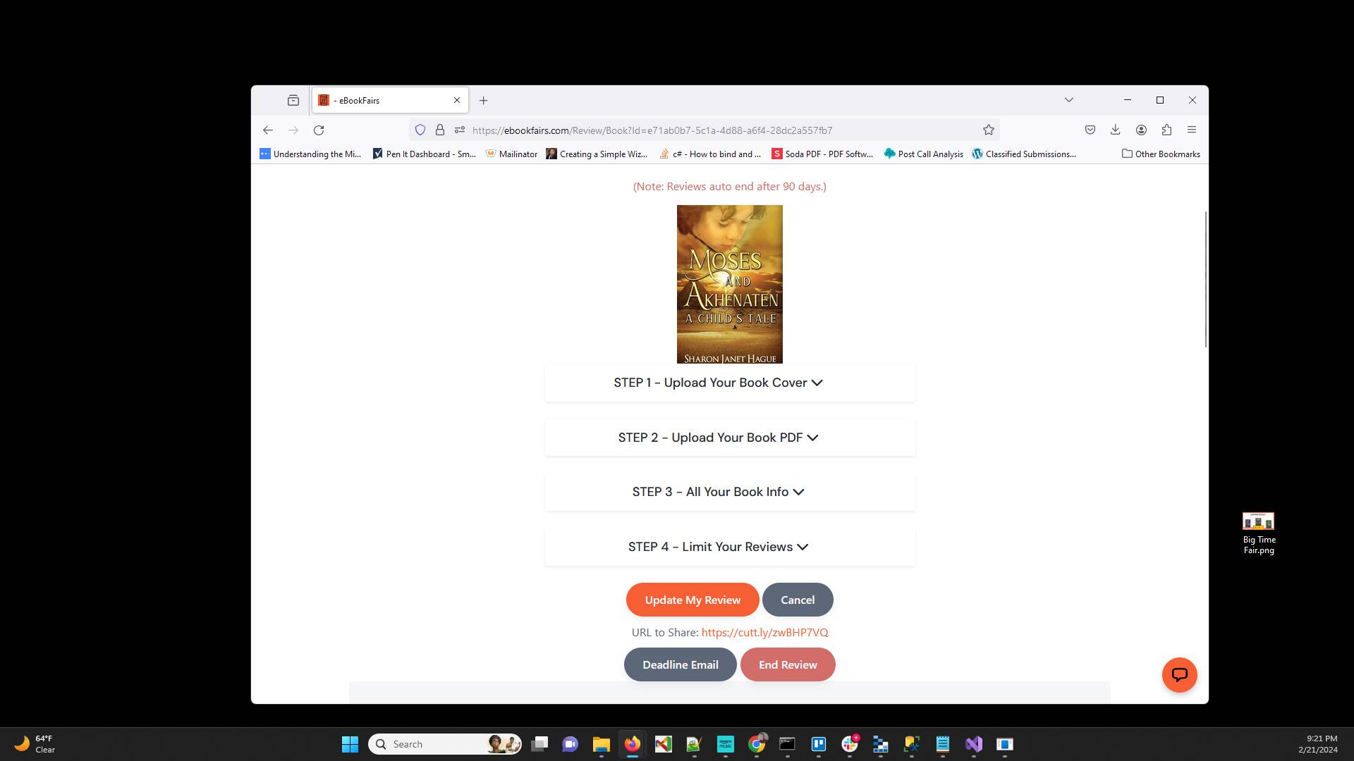 Click on Step 4 - Limit Your Reviews