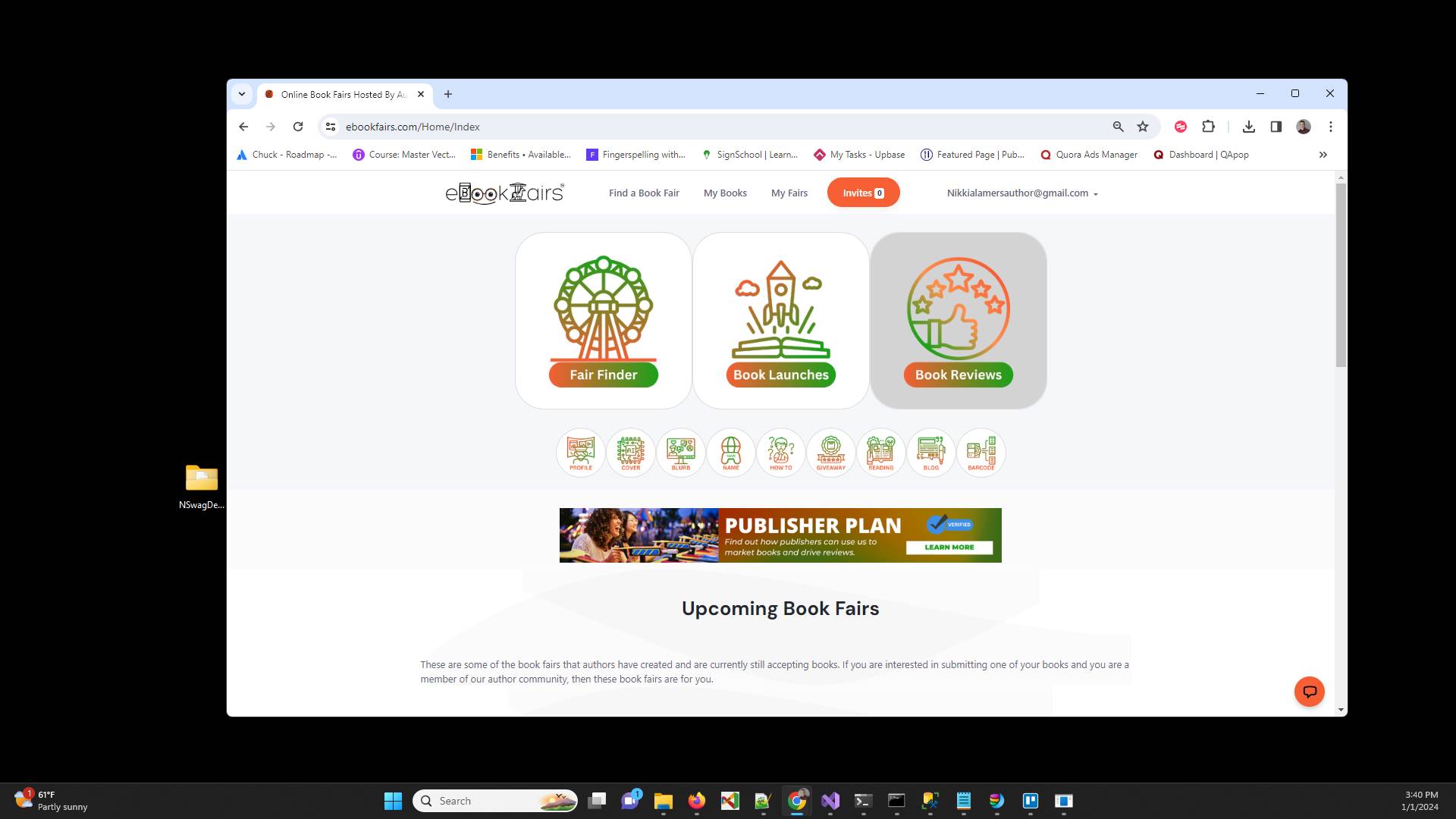 Click on Book Reviews.
