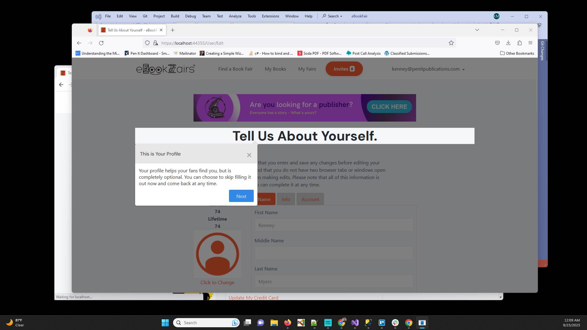 We want to remove these help guides on our profile and other pages