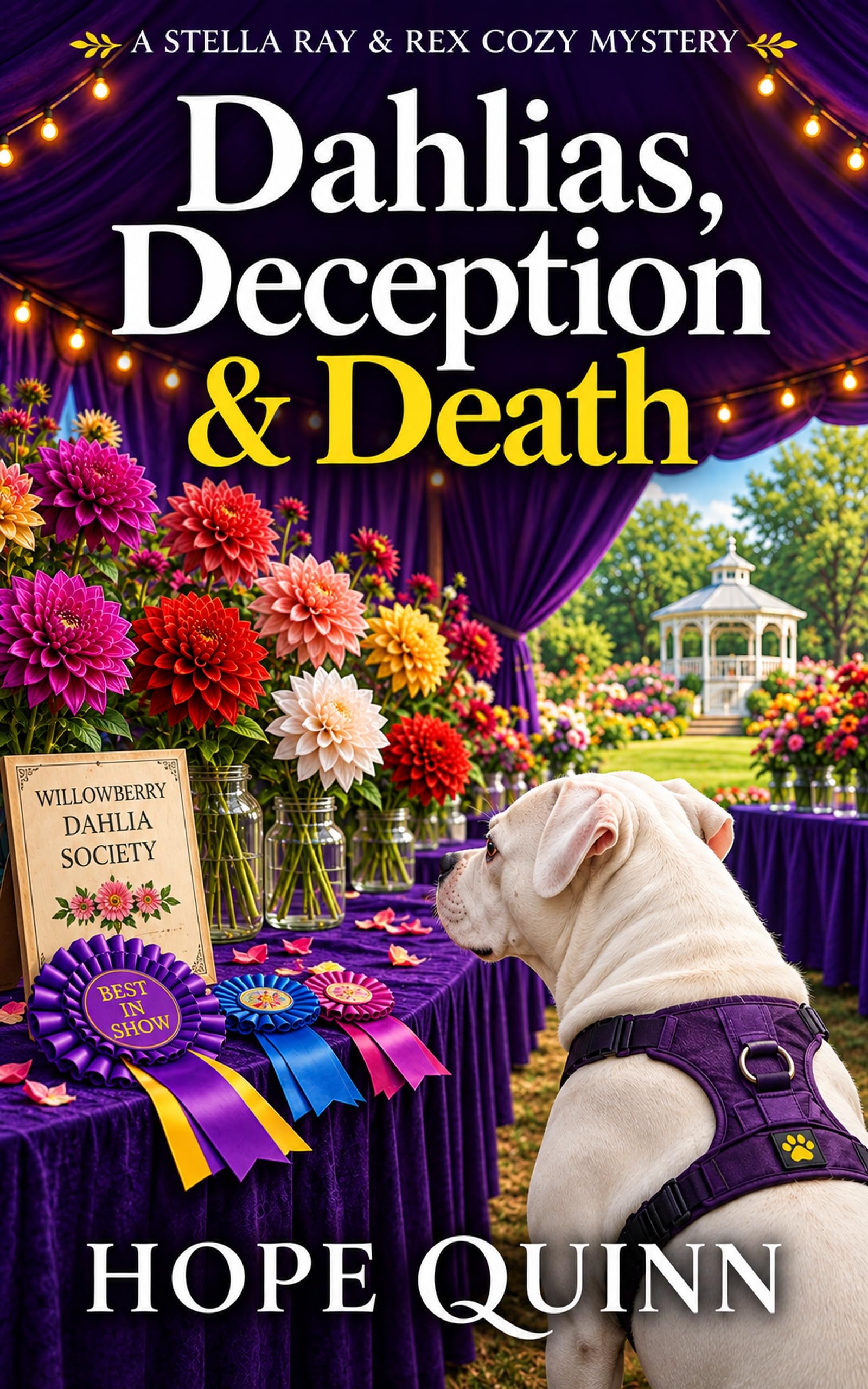 Dahlias, Deception & Death: A Totally Unputdownable Cozy Mystery (Stella Ray & Rex Cozy Mysteries)